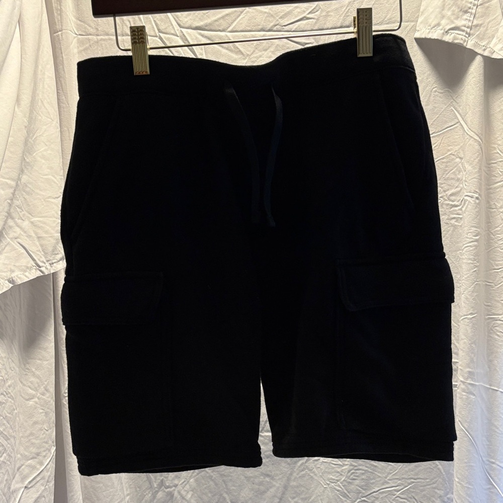 Men's Black Cargo Shorts